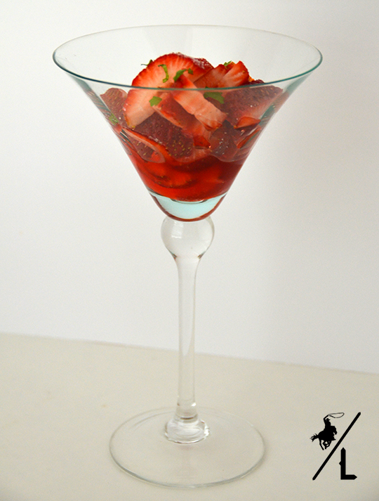Strawberries with Agave Syrup