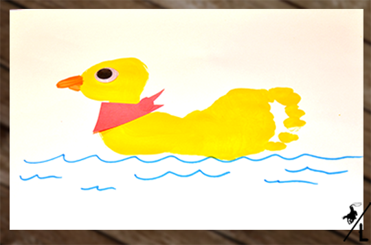 Footprint Duck Craft