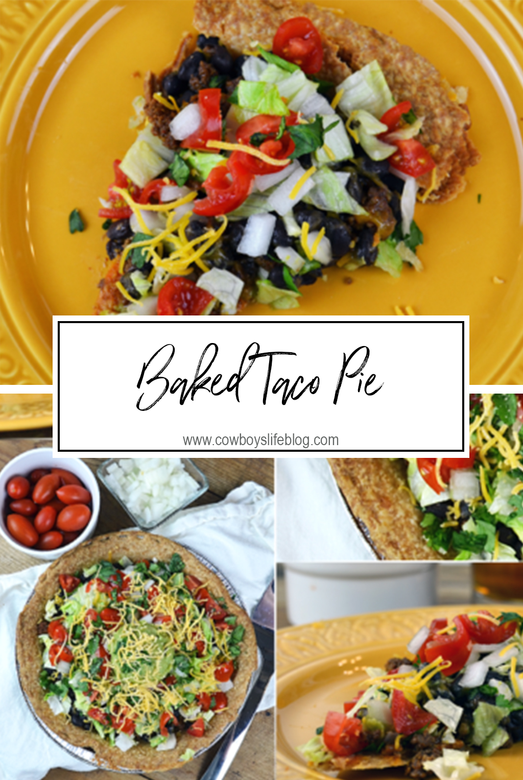 How to make this Baked Taco Pie recipe