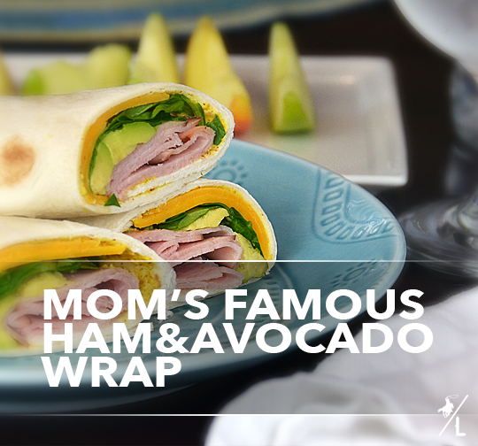 Ham and Avocado Wrap