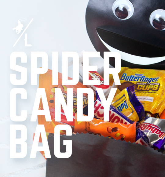 DIY Spider Candy Bag
