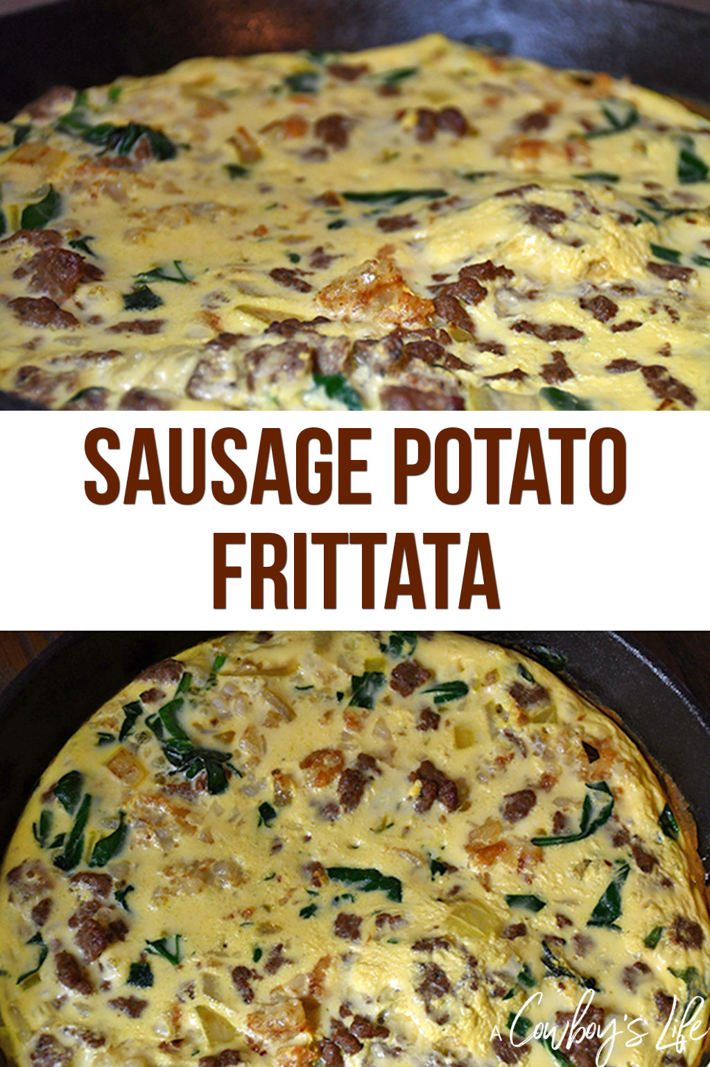 How to make sausage potato frittata