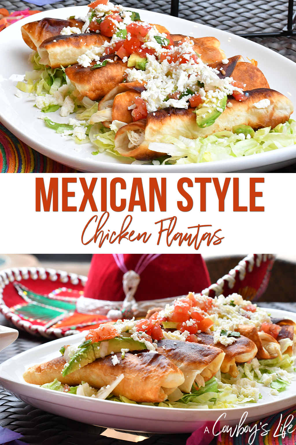 Mexican Chicken Flautas | Chicken Flautas | Mexican Food | 30 minute meals | Chicken Dinner |#mexicanflautas #chickenflautas #quickmeals