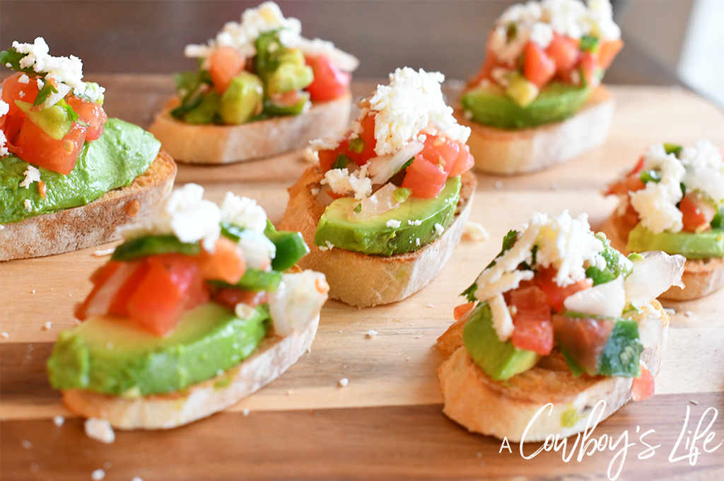 This spicy Mexican Bruschetta is quick, simple and perfect for any party!
