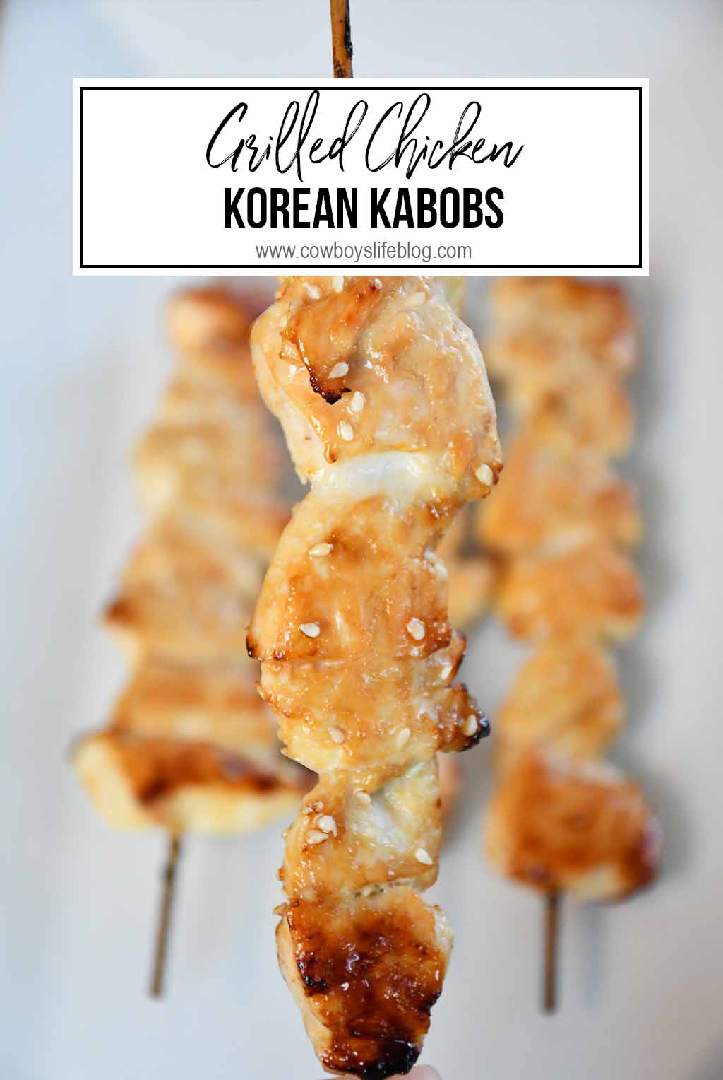 Grilled Korean Chicken Kabobs | Chicken Kabobs | Grilled Chicken | BBQ Chicken #koreanchicken #chickenkabobs #grilledchicken