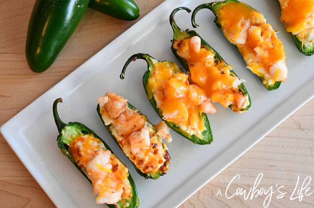 grilled shrimp jalapeño poppers | jalapeño poppers | grilled poppers | grilled shrimp | appetizers | game day recipes | football recipes #jalapenopoppers #appetizers #gameday