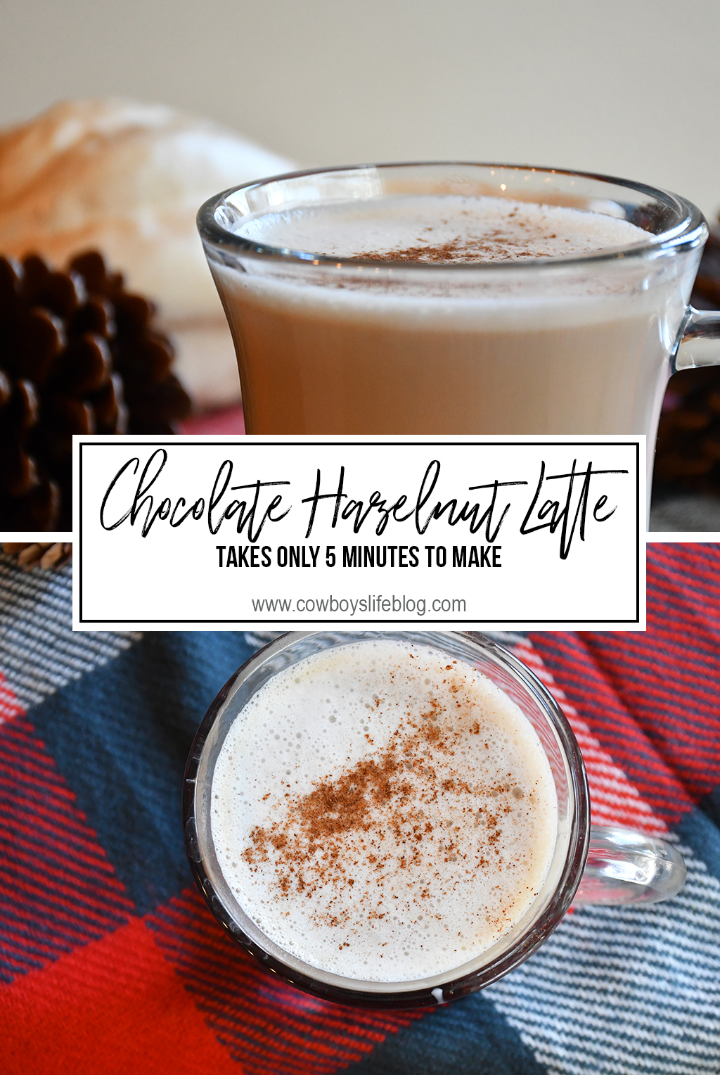 How to Make Chocolate Hazelnut Latte