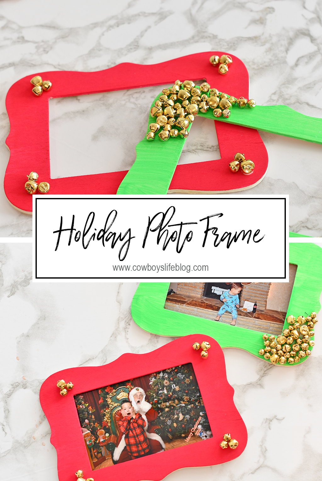 How to make DIY Holiday Photo Frame