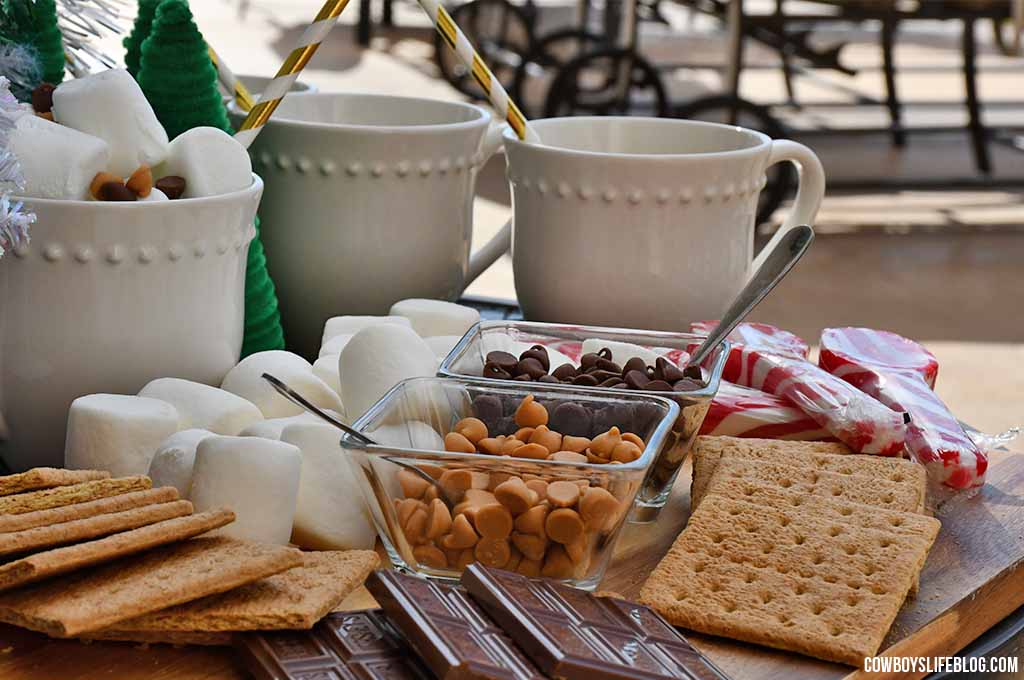 Hot Chocolate Dessert Board