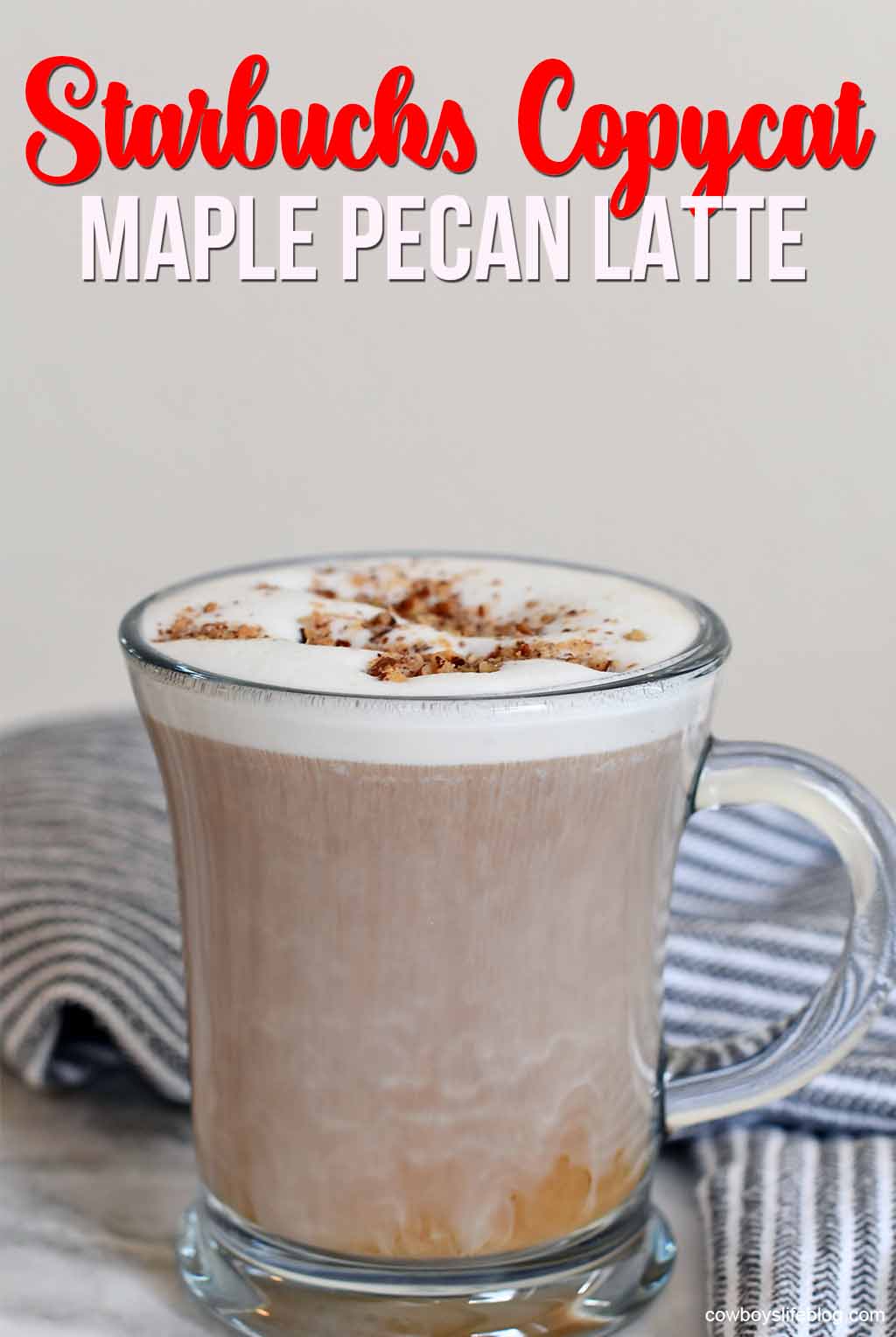 How to make Maple Pecan Latte