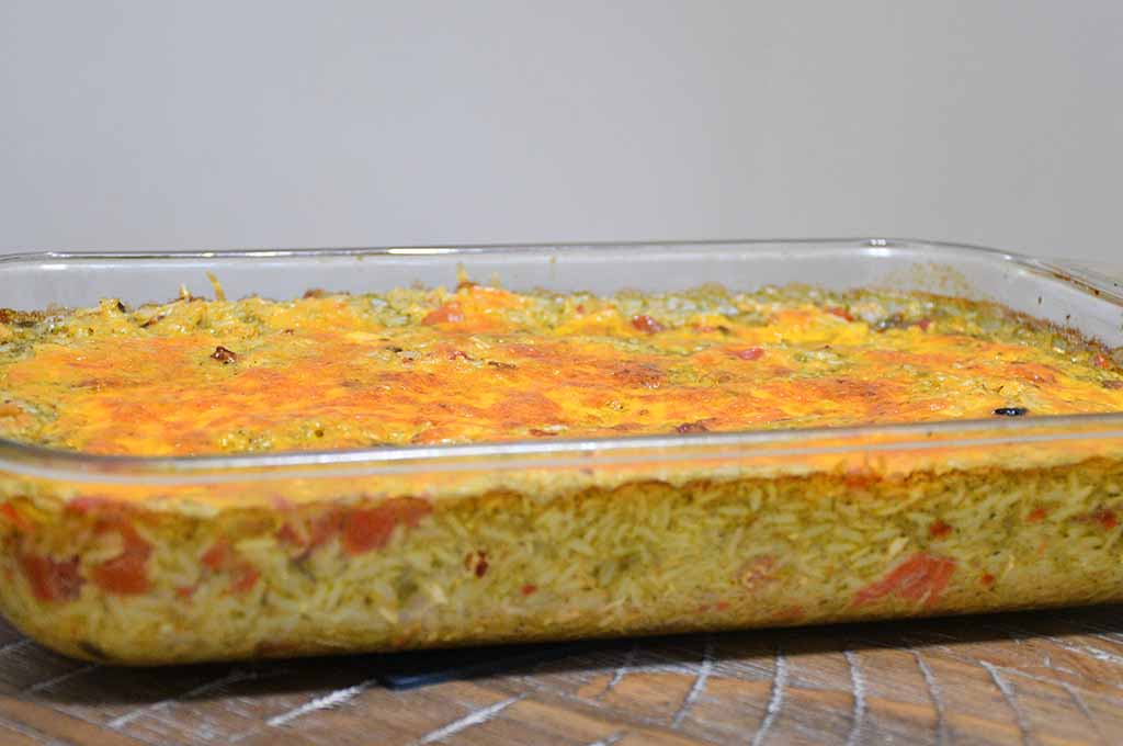 Sour Cream Chicken Enchilada Casserole