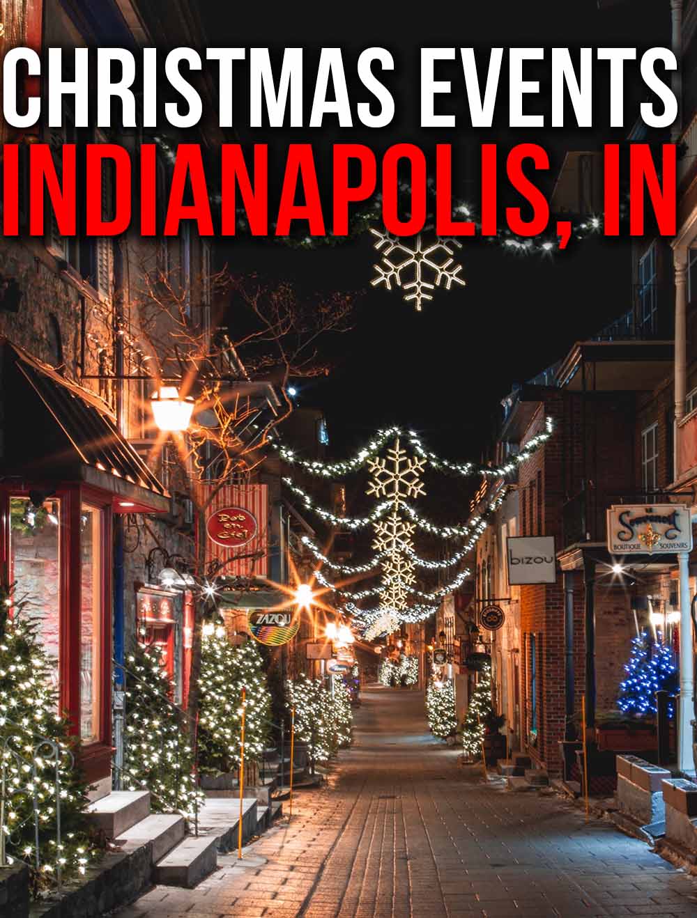 Christmas Lights in Indianapolis