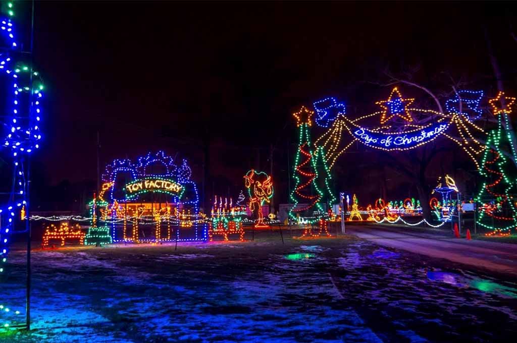 Christmas Lights in Indianapolis