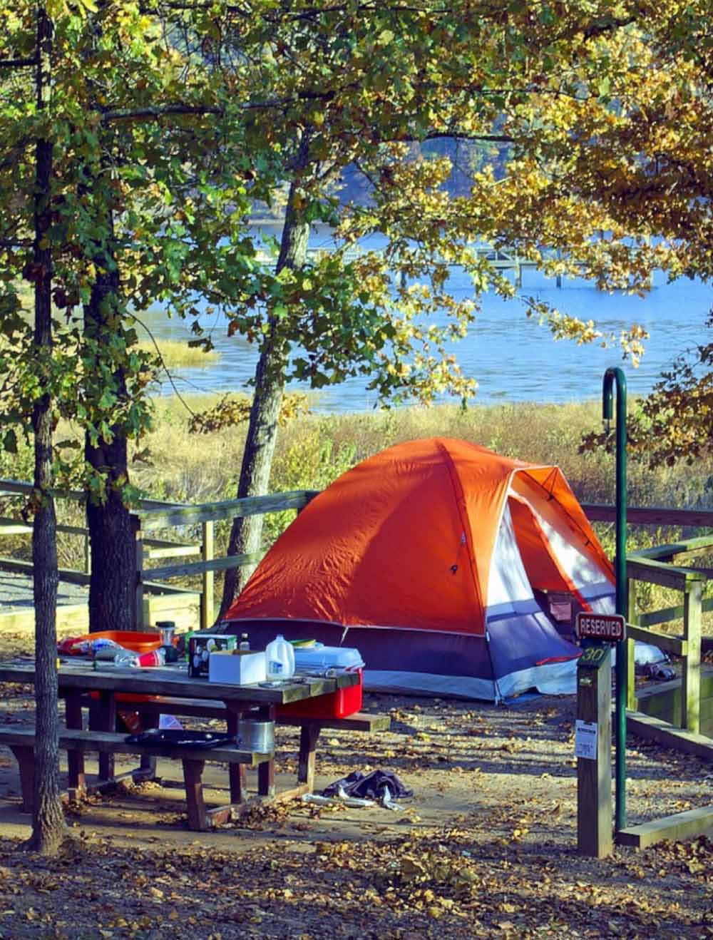 tent camping