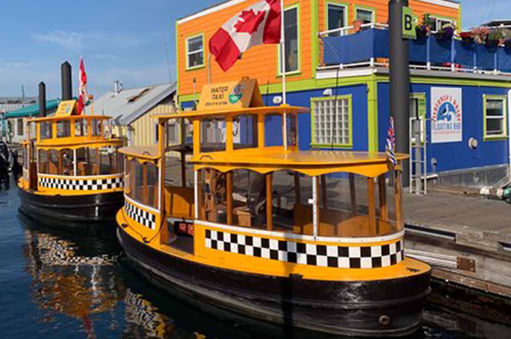 water taxi in Victoria Canada