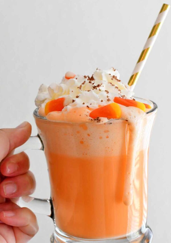 Candy Corn Hot Chocolate