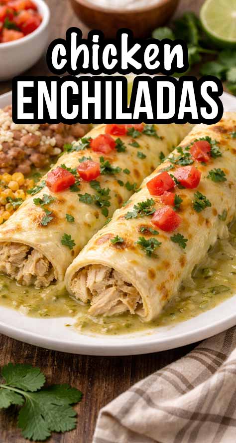 Easy Green Chili Enchiladas