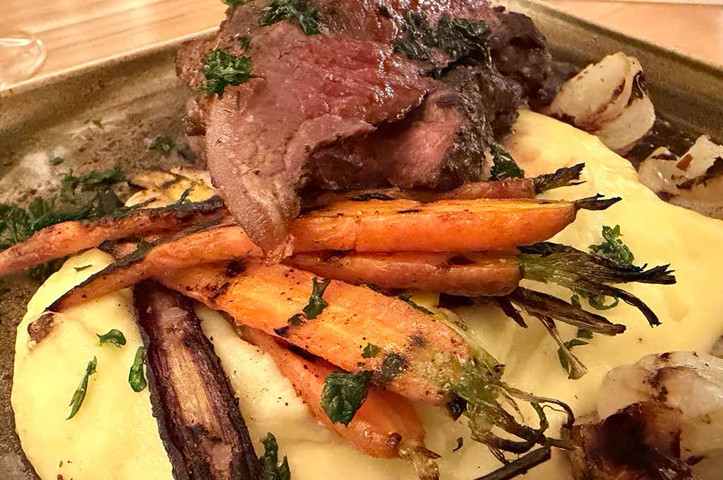 Steak dinner at Cena Deer Valley